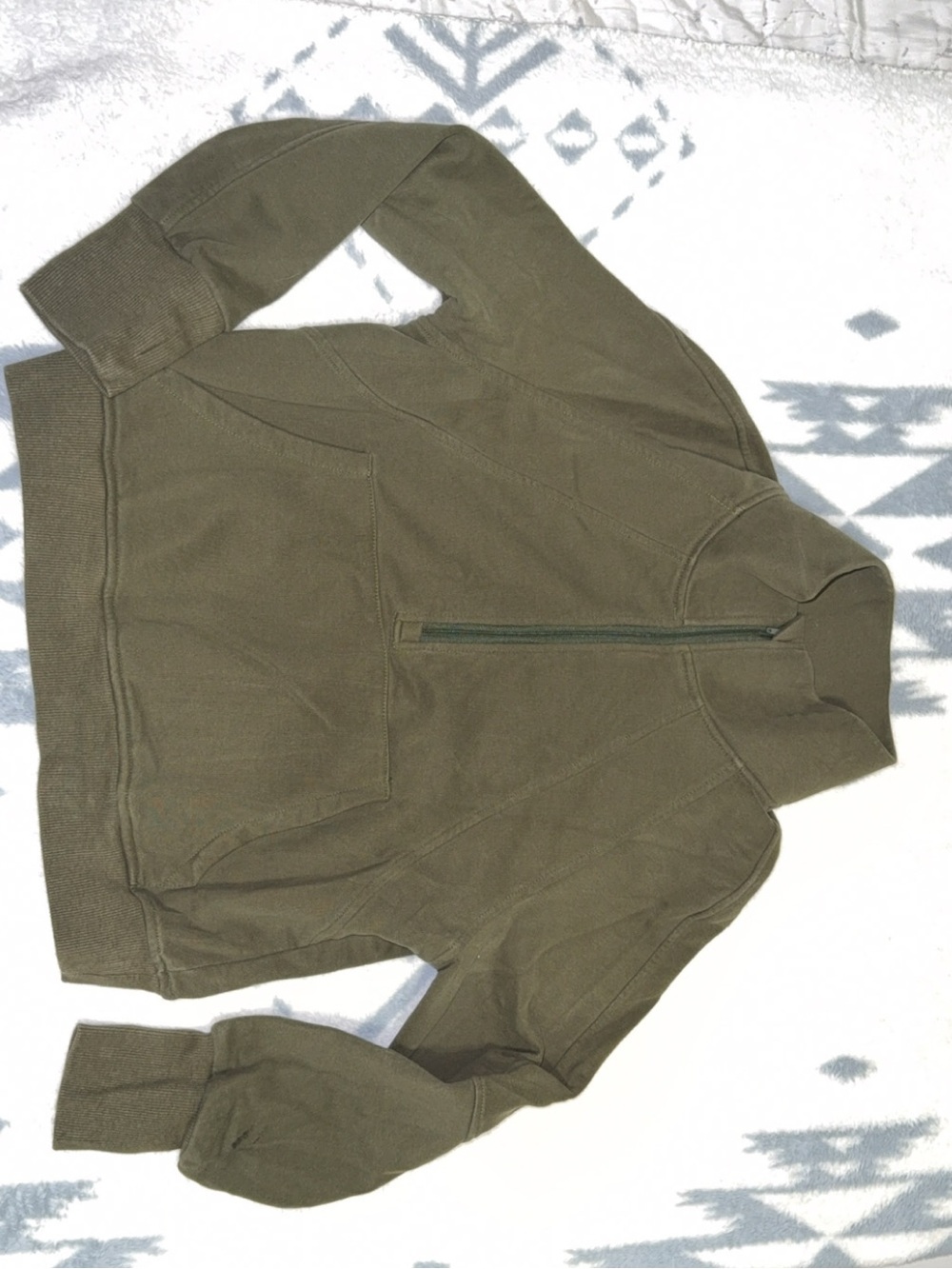 Olive Green Quarter-Zip